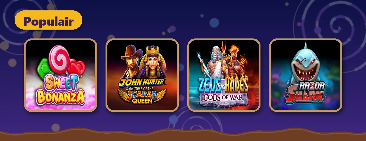 populaire spellen bij chocospin sweet bonanza john hunter zeus vs hades en razor shark